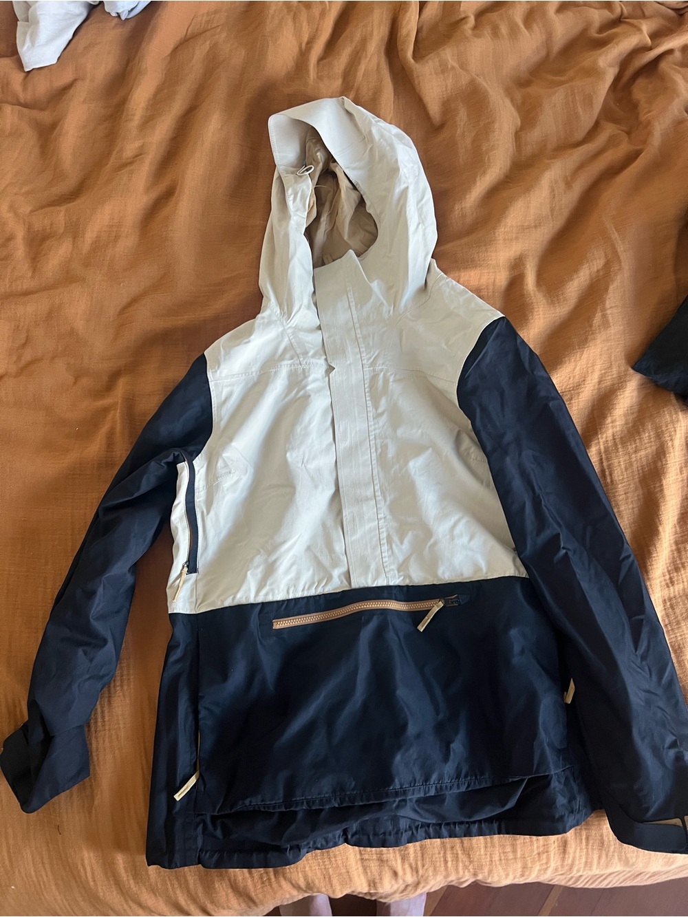 STOIC Navy and Cream Ski Anorak